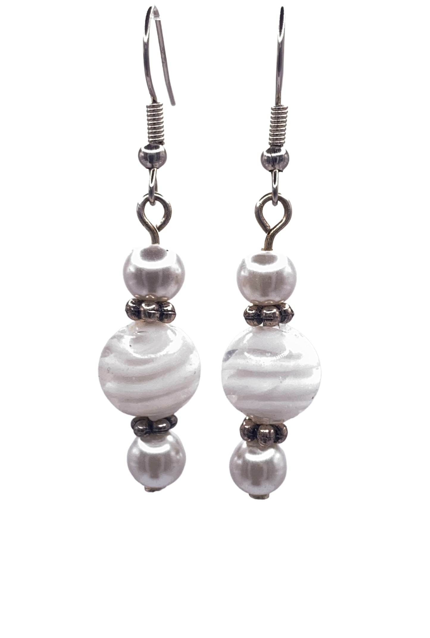 Snow Squalls- Drop Earrings